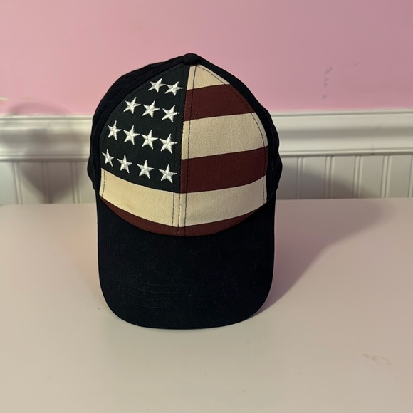Accessories - American Flag Velcro Adjustable Strap Hat